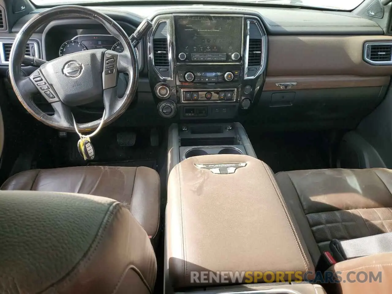 8 Photograph of a damaged car 1N6AA1ED9MN507438 NISSAN TITAN 2021
