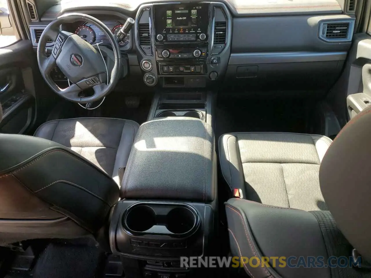 8 Photograph of a damaged car 1N6AA1EDXMN527133 NISSAN TITAN 2021