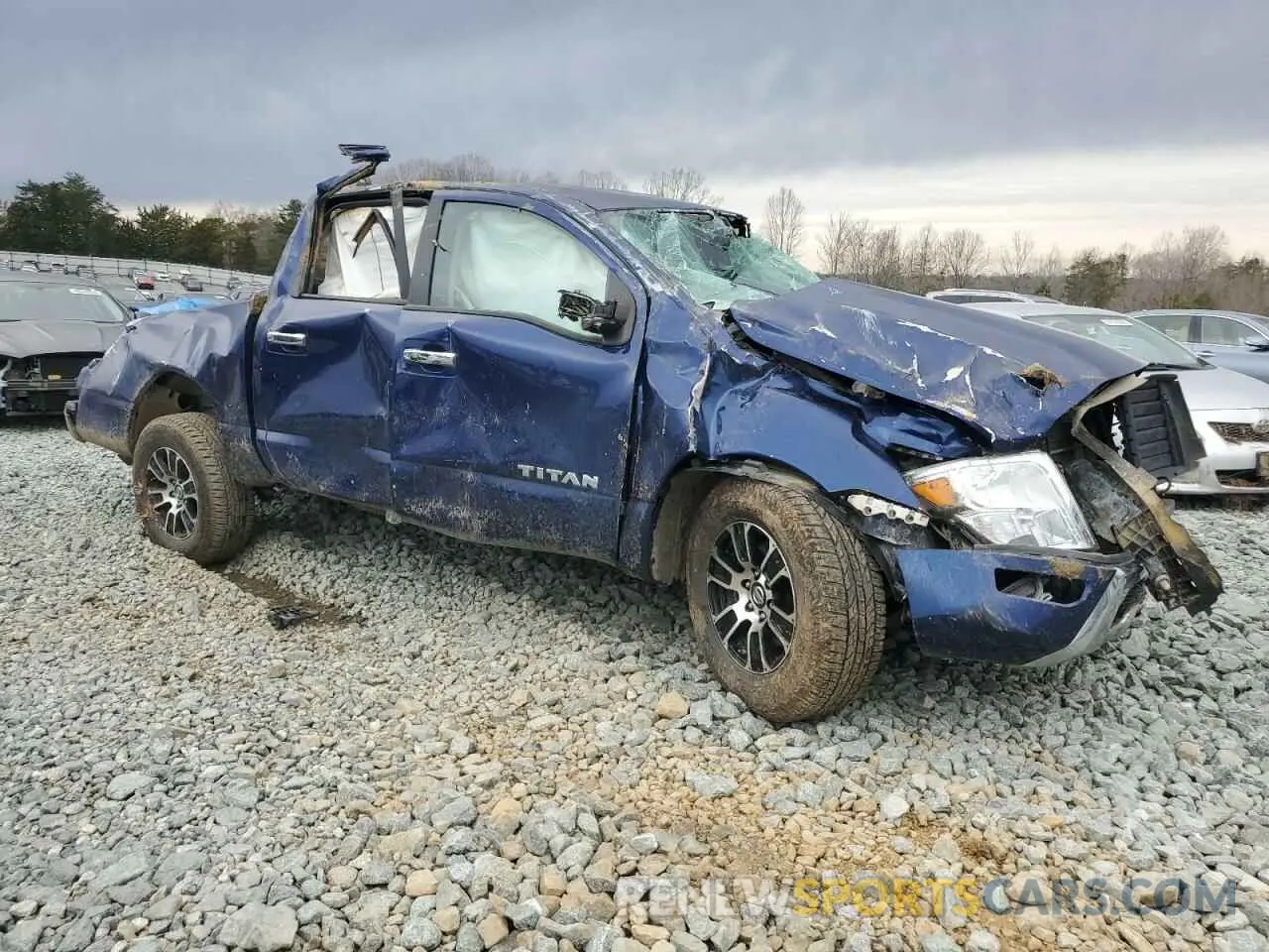 4 Photograph of a damaged car 1N6AA1EE2MN529337 NISSAN TITAN 2021