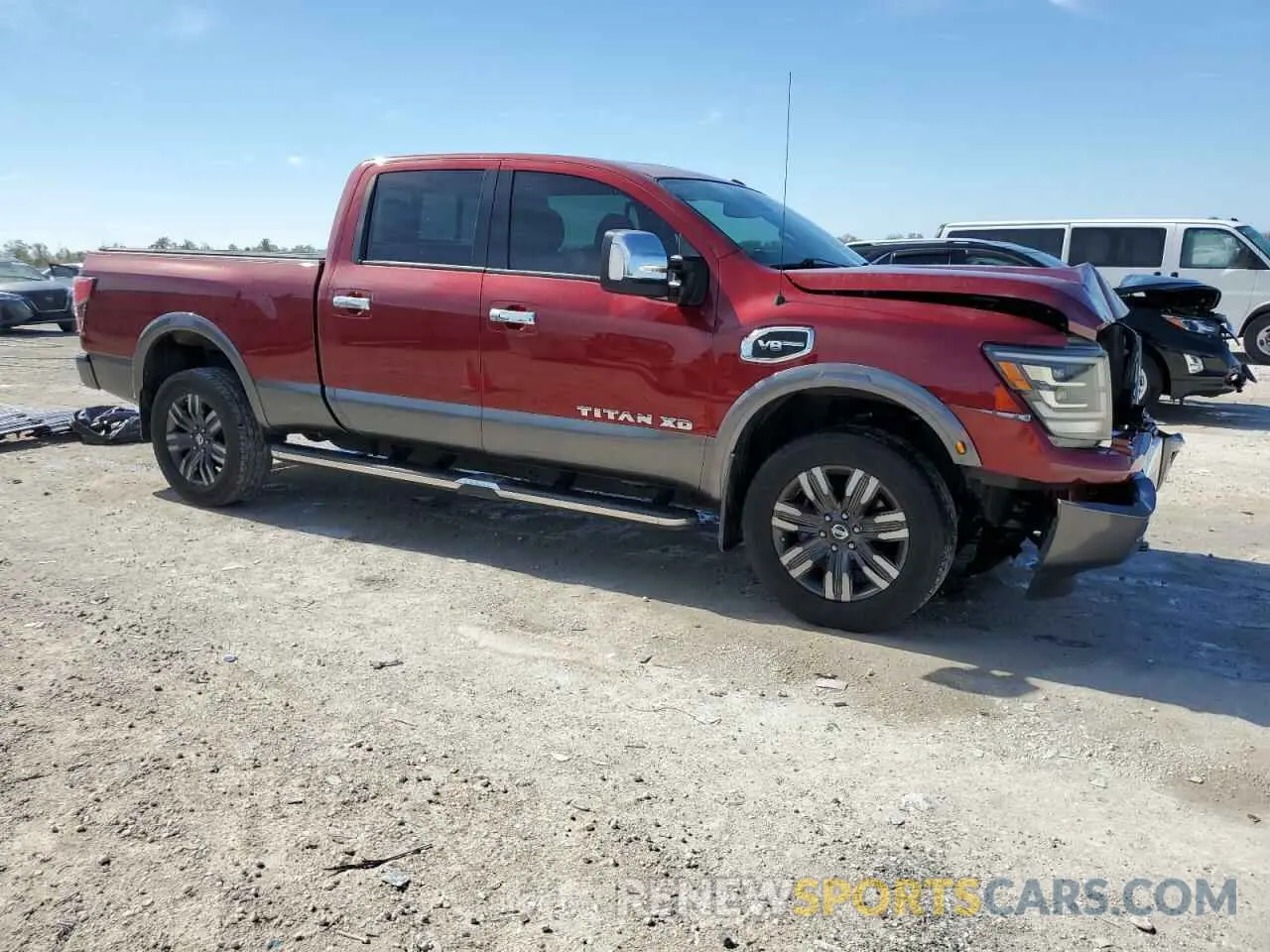 4 Photograph of a damaged car 1N6AA1FB2MN530251 NISSAN TITAN 2021