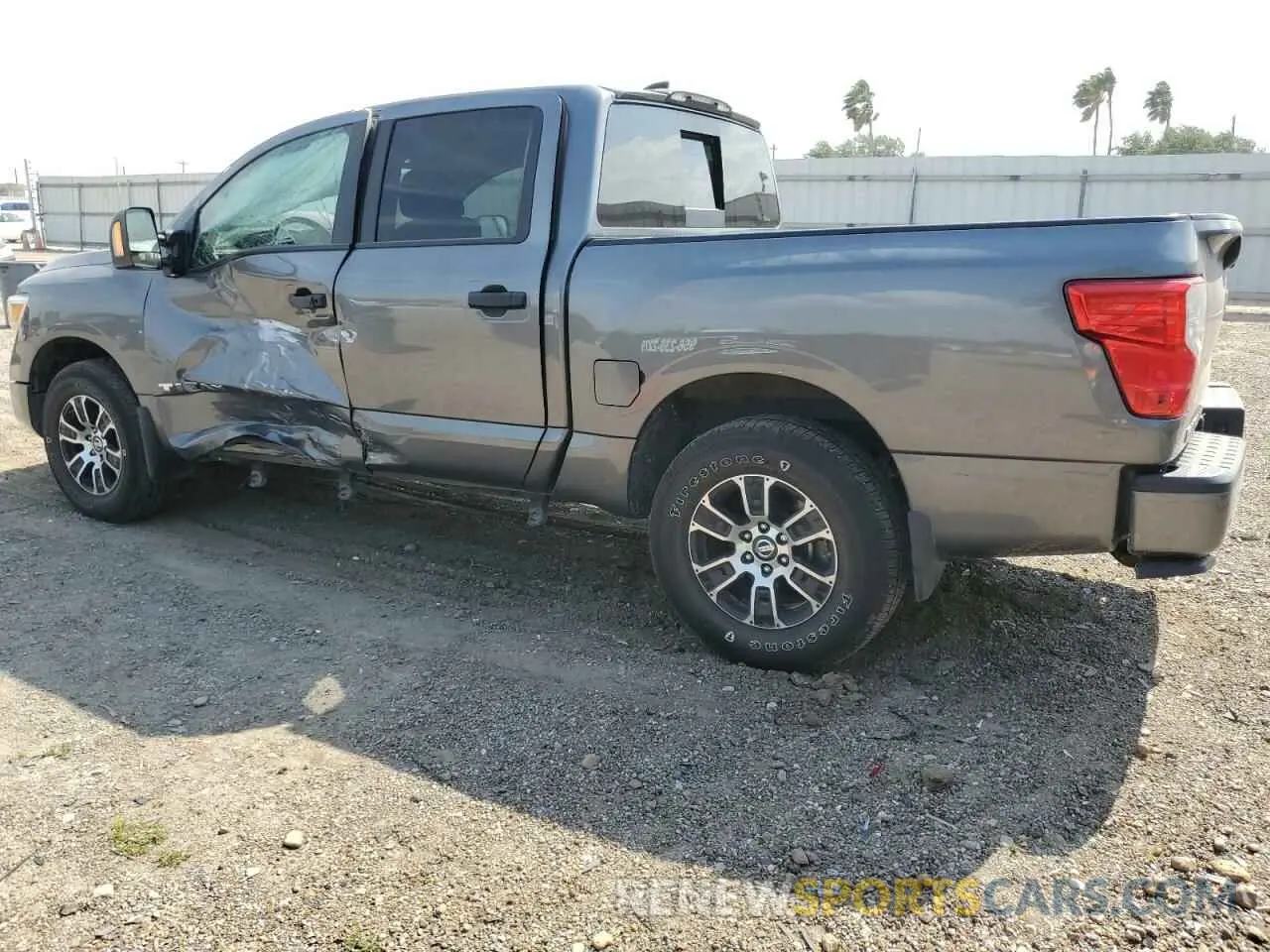 2 Photograph of a damaged car 1N6AA1ED1NN103079 NISSAN TITAN 2022