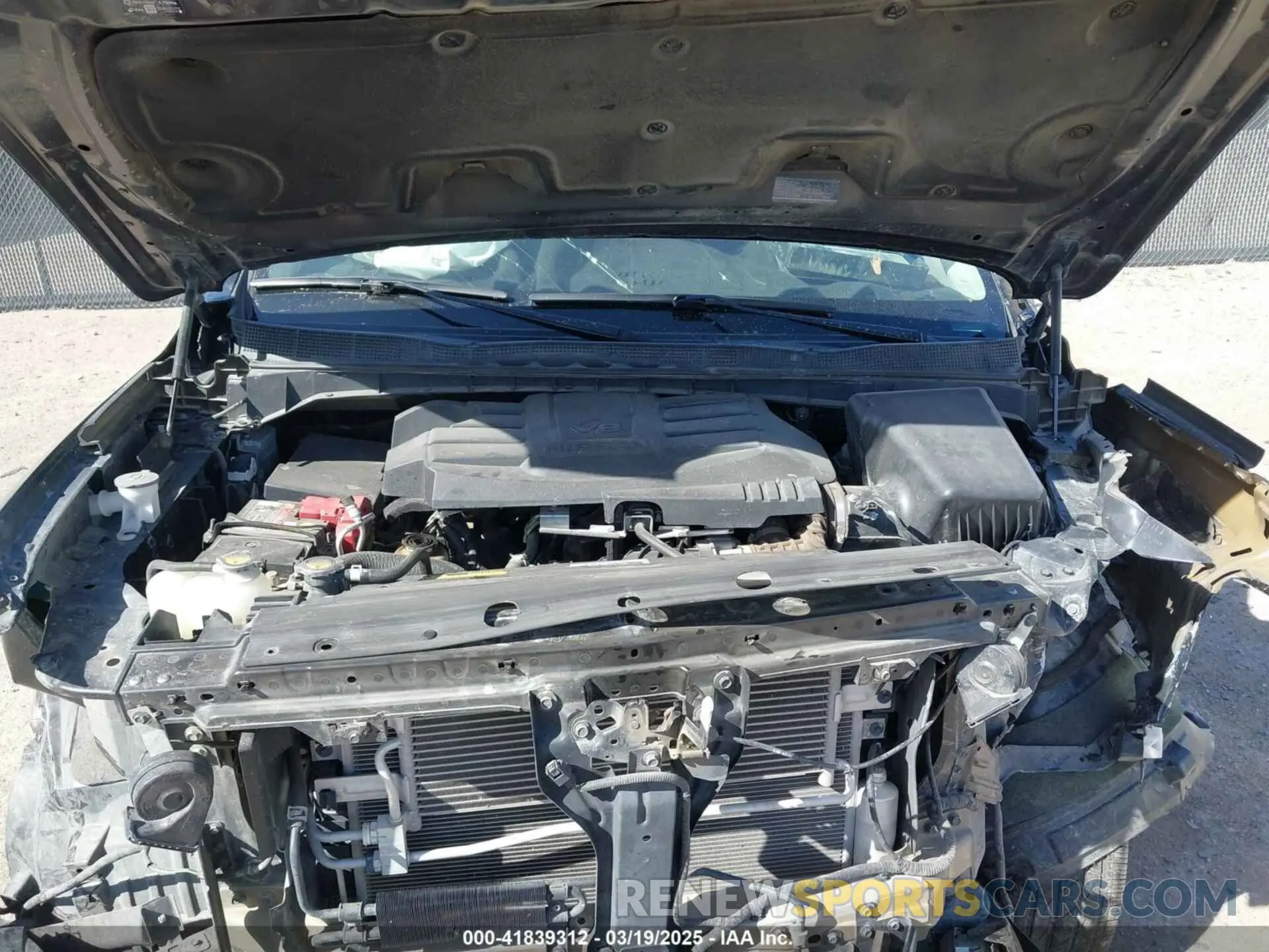 10 Photograph of a damaged car 1N6AA1EE7NN104200 NISSAN TITAN 2022
