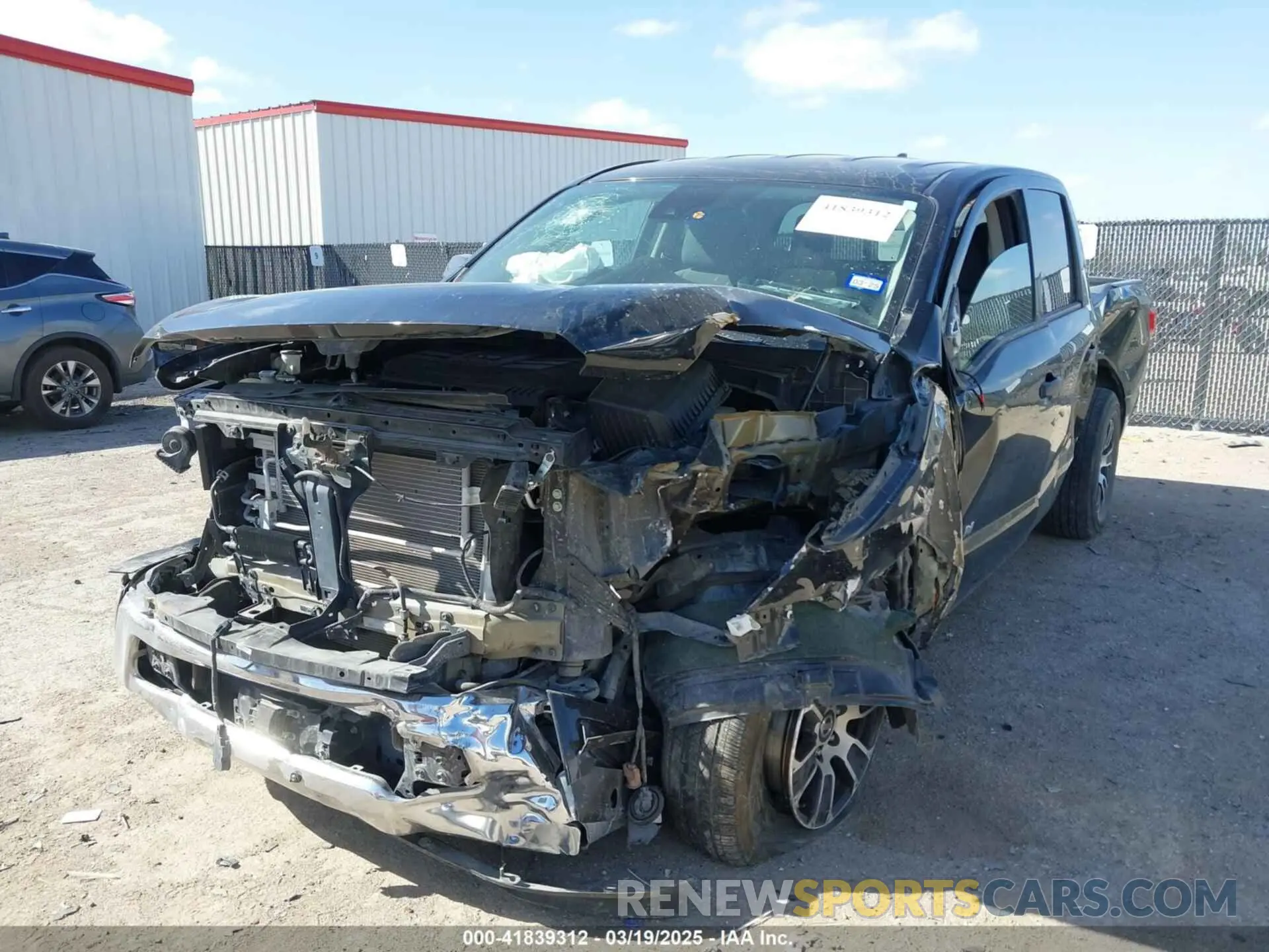 2 Photograph of a damaged car 1N6AA1EE7NN104200 NISSAN TITAN 2022