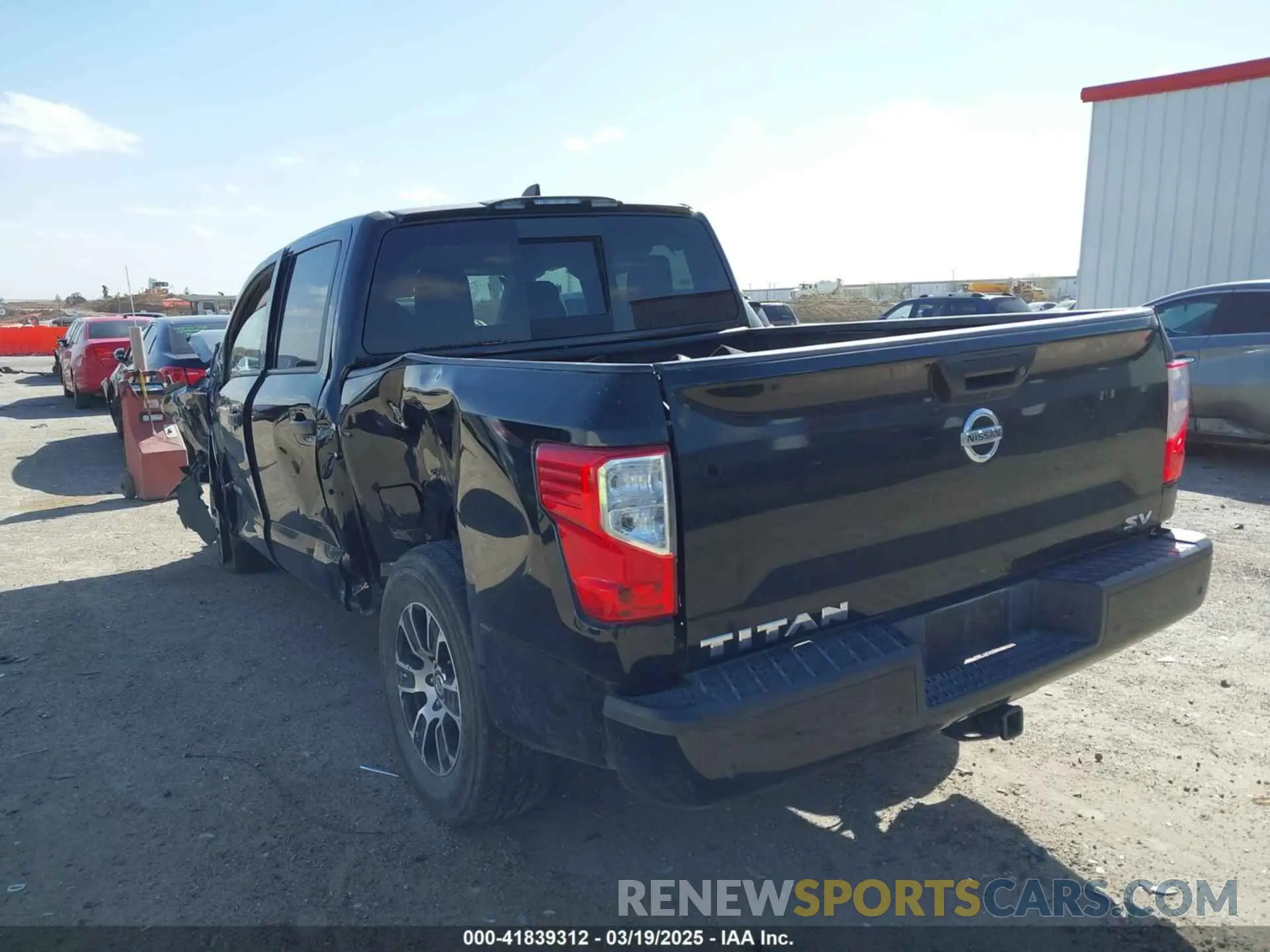 3 Photograph of a damaged car 1N6AA1EE7NN104200 NISSAN TITAN 2022