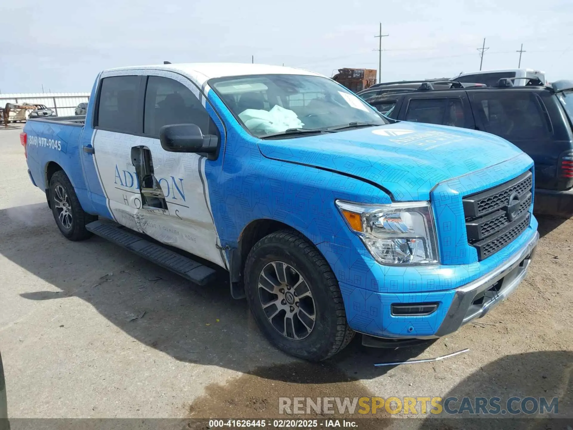 1 Photograph of a damaged car 1N6AA1EF6NN104519 NISSAN TITAN 2022