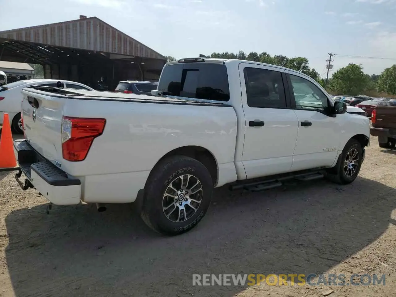 3 Photograph of a damaged car 1N6AA1EF8NN100276 NISSAN TITAN 2022