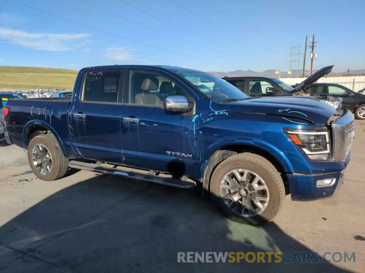 4 Photograph of a damaged car 1N6AA1ED0PN103058 NISSAN TITAN 2023