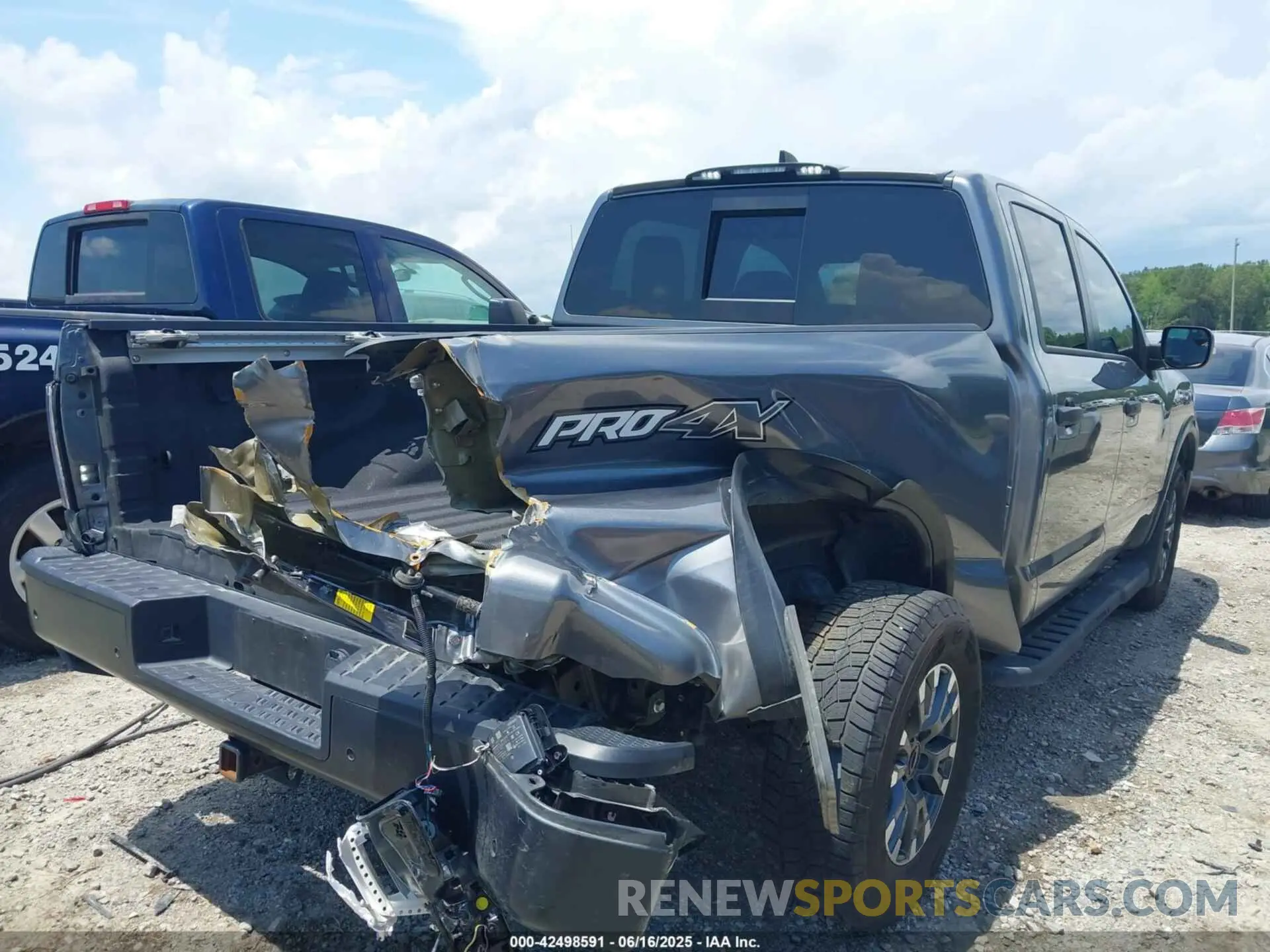 4 Photograph of a damaged car 1N6AA1ED8RN114313 NISSAN TITAN 2024