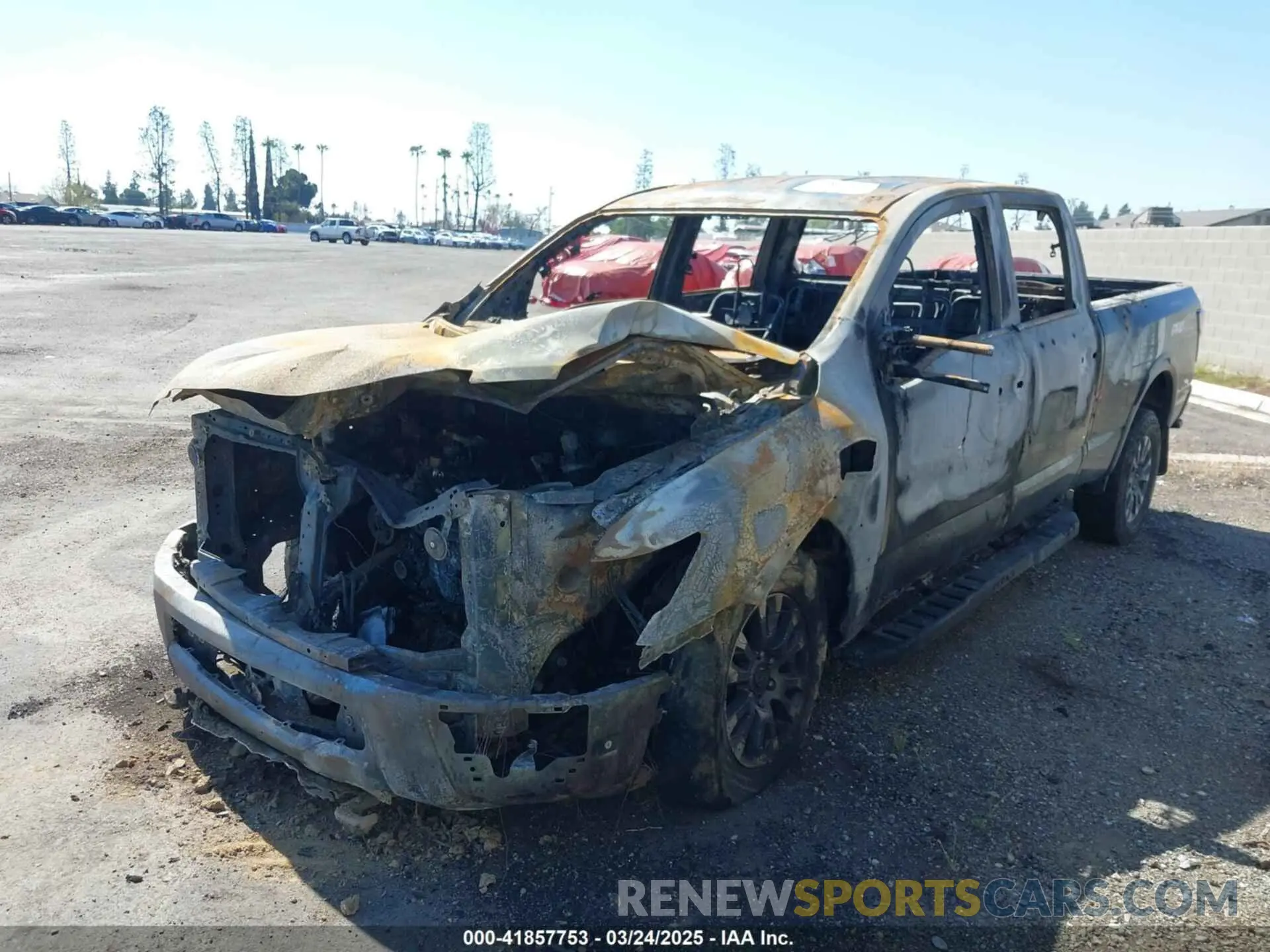 2 Photograph of a damaged car 1N6AA1FB8MN536023 NISSAN TITAN XD 2021