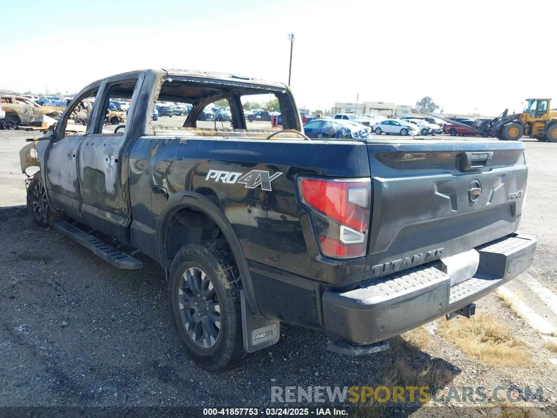 3 Photograph of a damaged car 1N6AA1FB8MN536023 NISSAN TITAN XD 2021