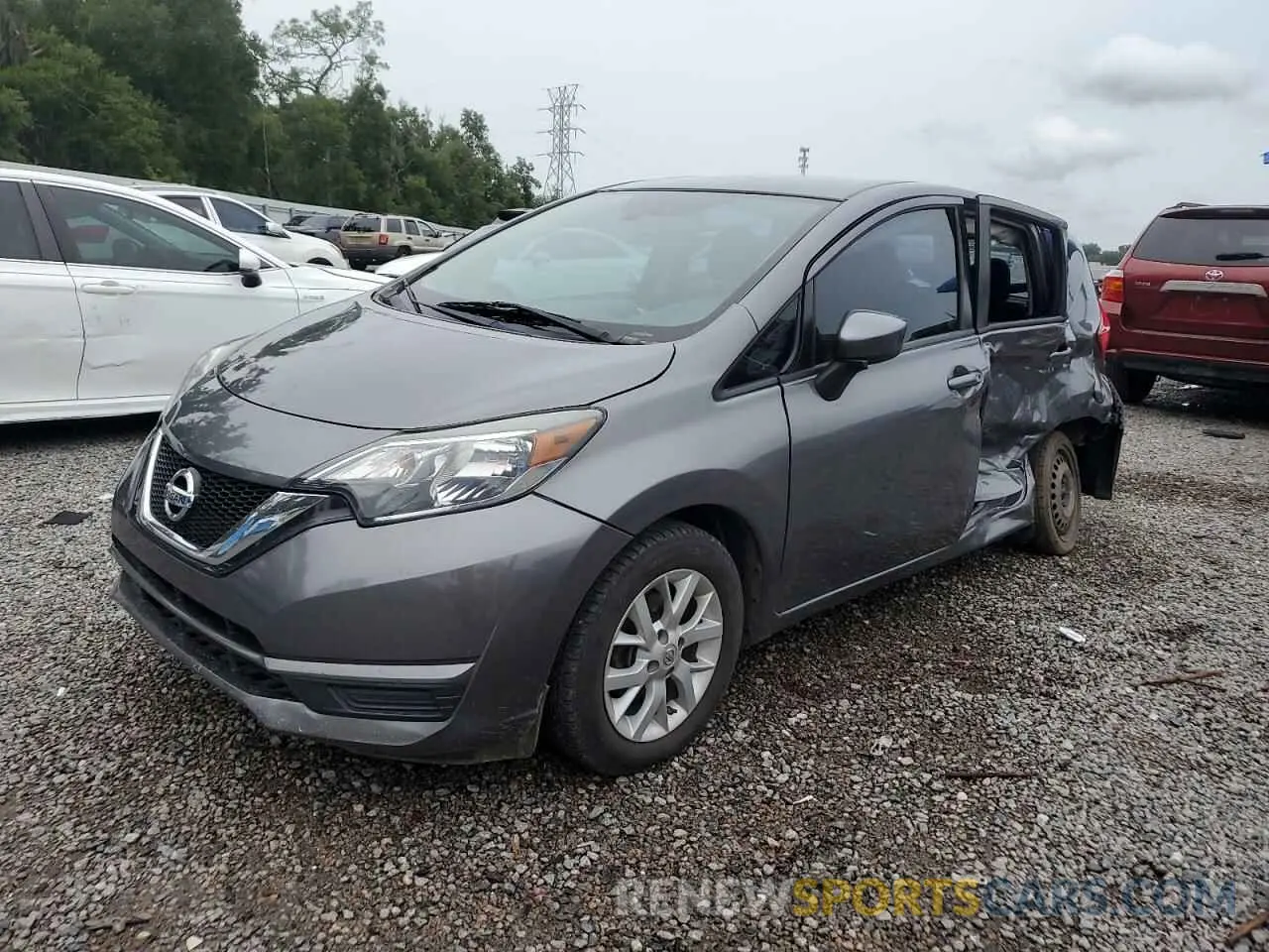 1 Фотография поврежденного автомобиля 3N1CE2CP3KL354073 NISSAN VERSA 2019