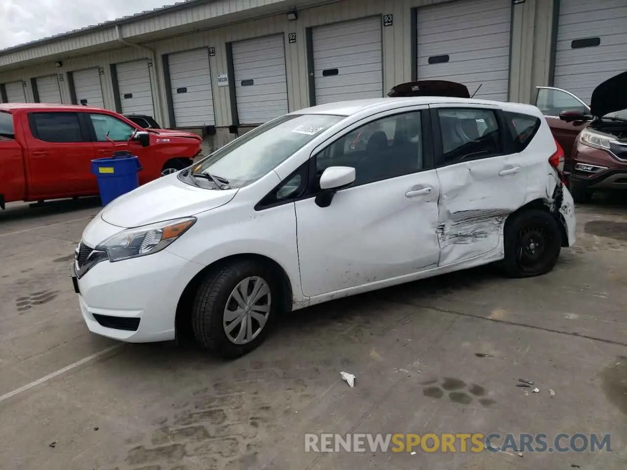 1 Photograph of a damaged car 3N1CE2CP4KL354101 NISSAN VERSA 2019