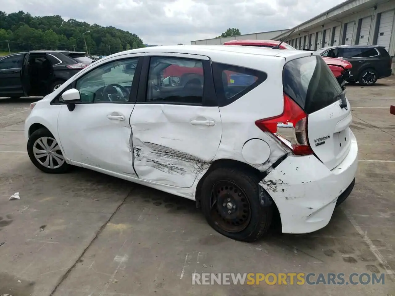 2 Photograph of a damaged car 3N1CE2CP4KL354101 NISSAN VERSA 2019