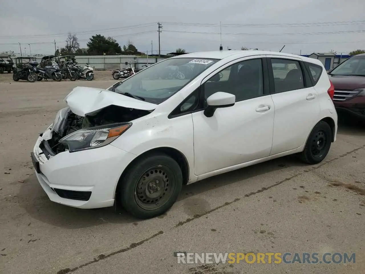 1 Photograph of a damaged car 3N1CE2CP7KL355422 NISSAN VERSA 2019