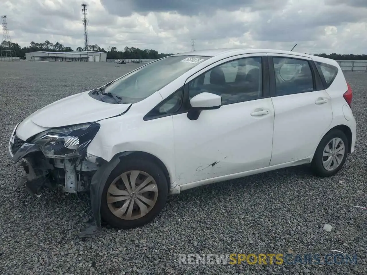 1 Photograph of a damaged car 3N1CE2CP8KL360726 NISSAN VERSA 2019