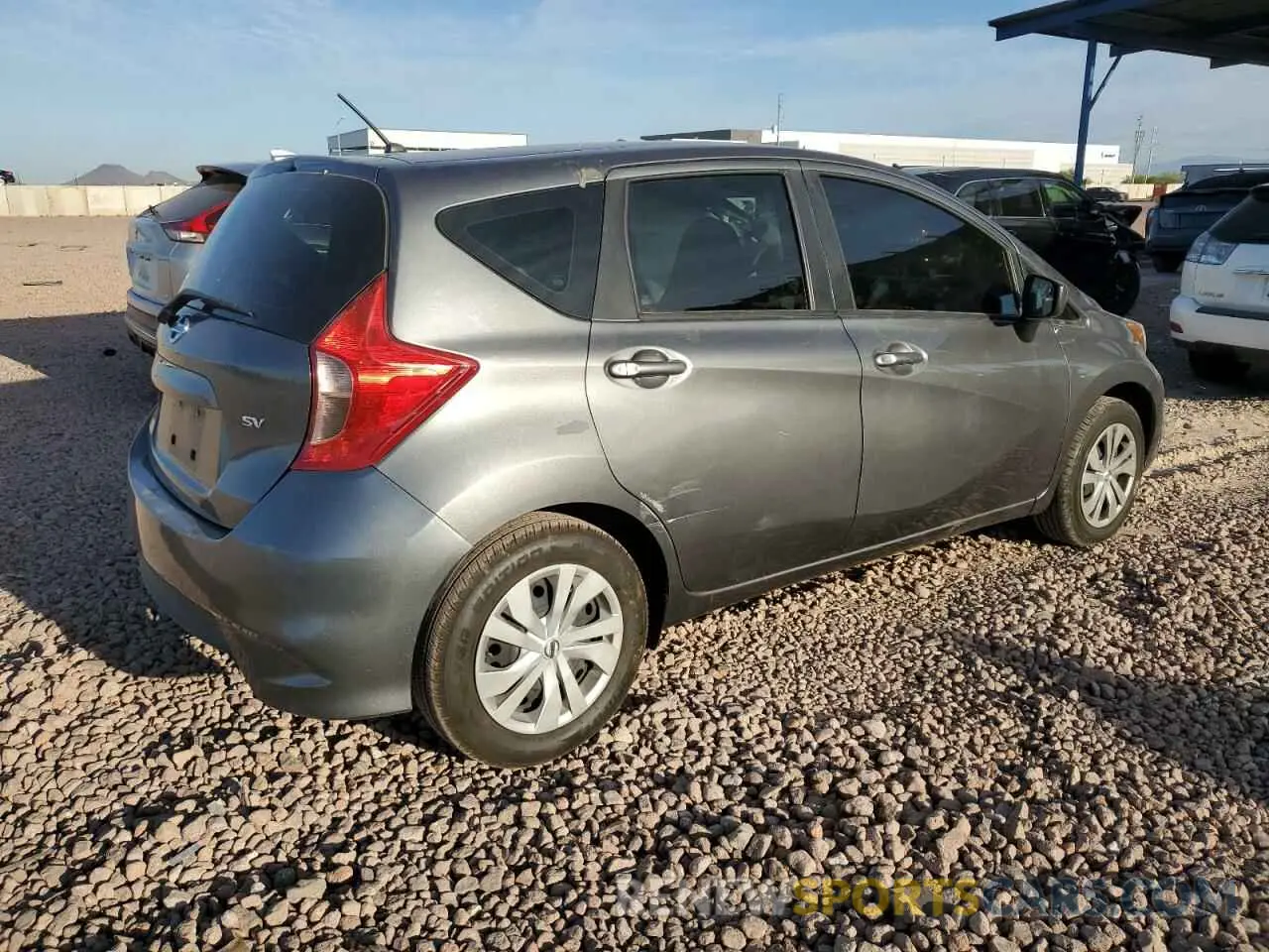 3 Photograph of a damaged car 3N1CE2CPXKL360906 NISSAN VERSA 2019