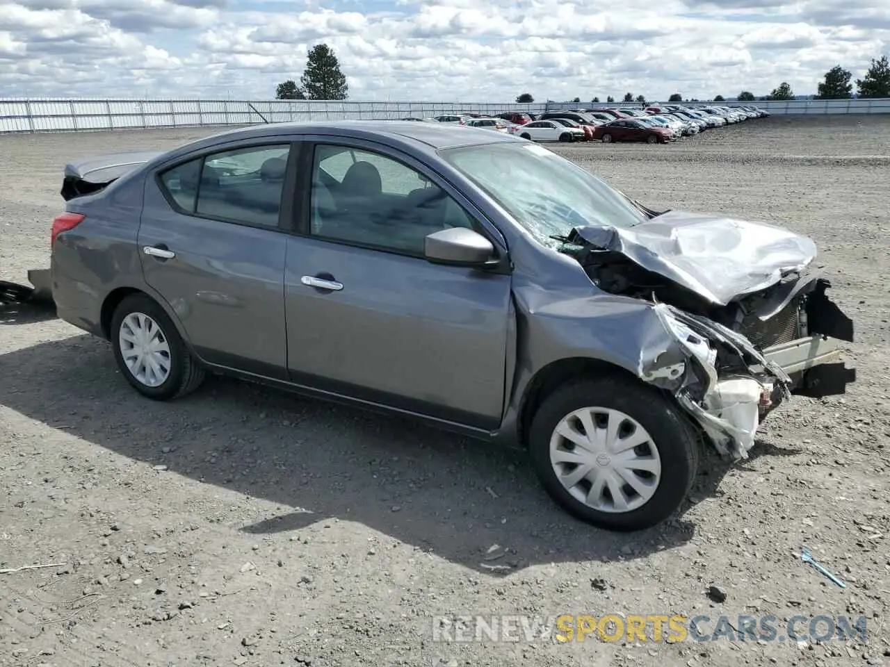 4 Photograph of a damaged car 3N1CN7AP0KL815147 NISSAN VERSA 2019