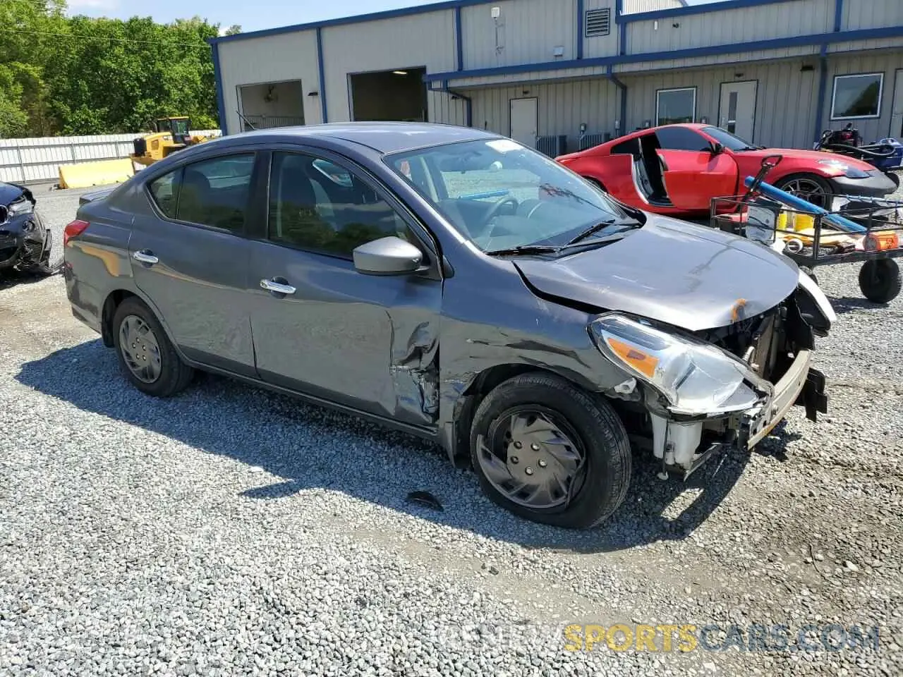 4 Photograph of a damaged car 3N1CN7AP0KL816850 NISSAN VERSA 2019