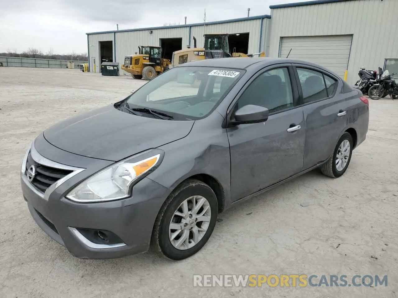 1 Photograph of a damaged car 3N1CN7AP0KL823569 NISSAN VERSA 2019