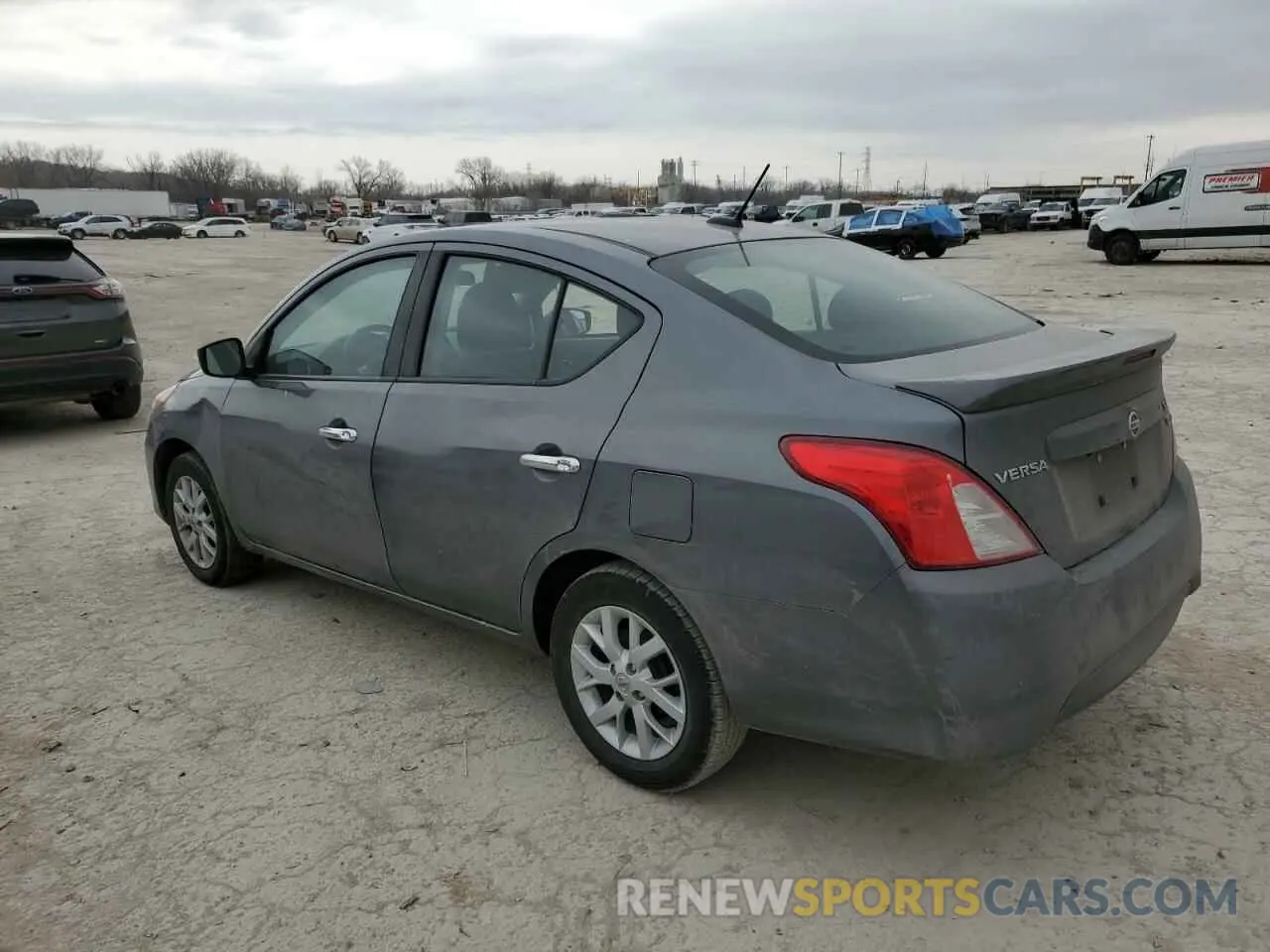 2 Photograph of a damaged car 3N1CN7AP0KL823569 NISSAN VERSA 2019