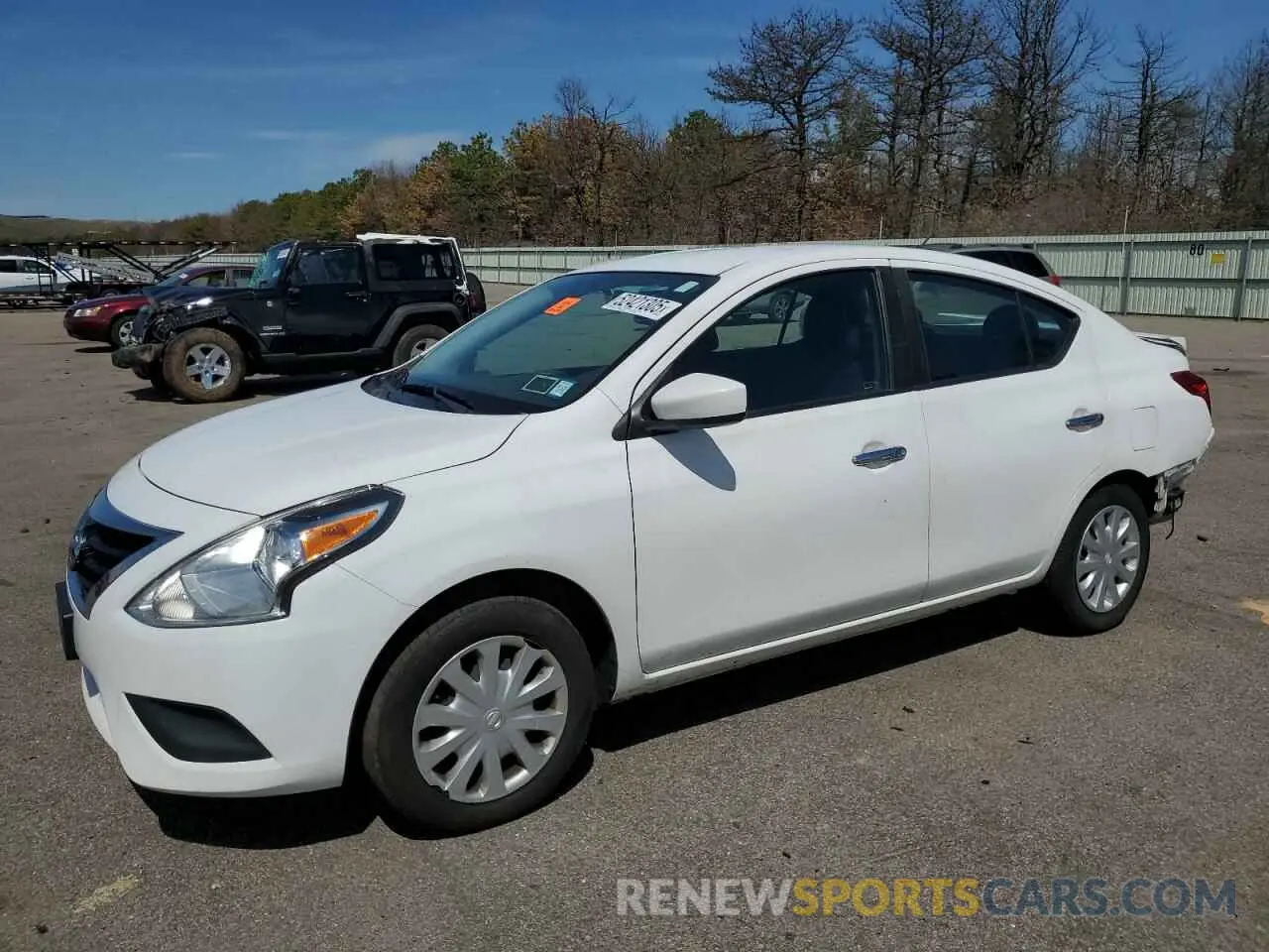 1 Photograph of a damaged car 3N1CN7AP0KL860220 NISSAN VERSA 2019