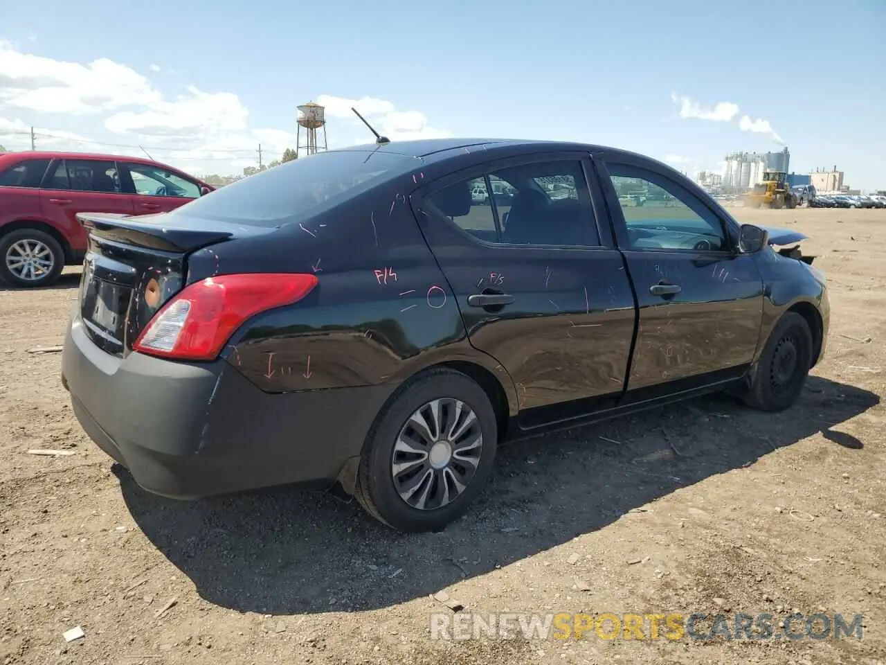 3 Photograph of a damaged car 3N1CN7AP1KL807865 NISSAN VERSA 2019