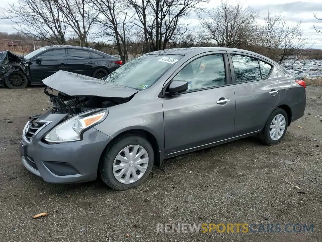 1 Photograph of a damaged car 3N1CN7AP1KL809745 NISSAN VERSA 2019