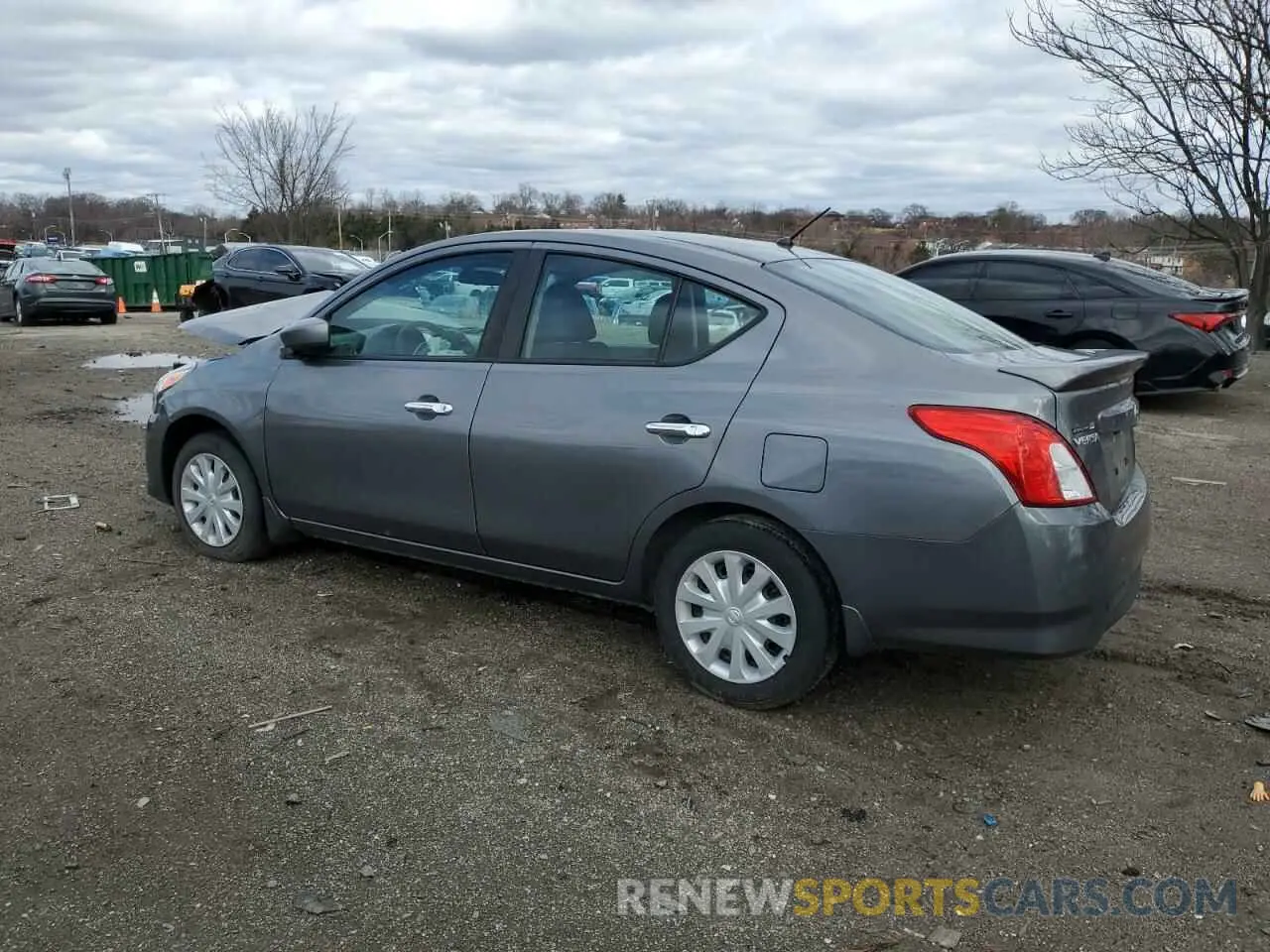 2 Photograph of a damaged car 3N1CN7AP1KL809745 NISSAN VERSA 2019