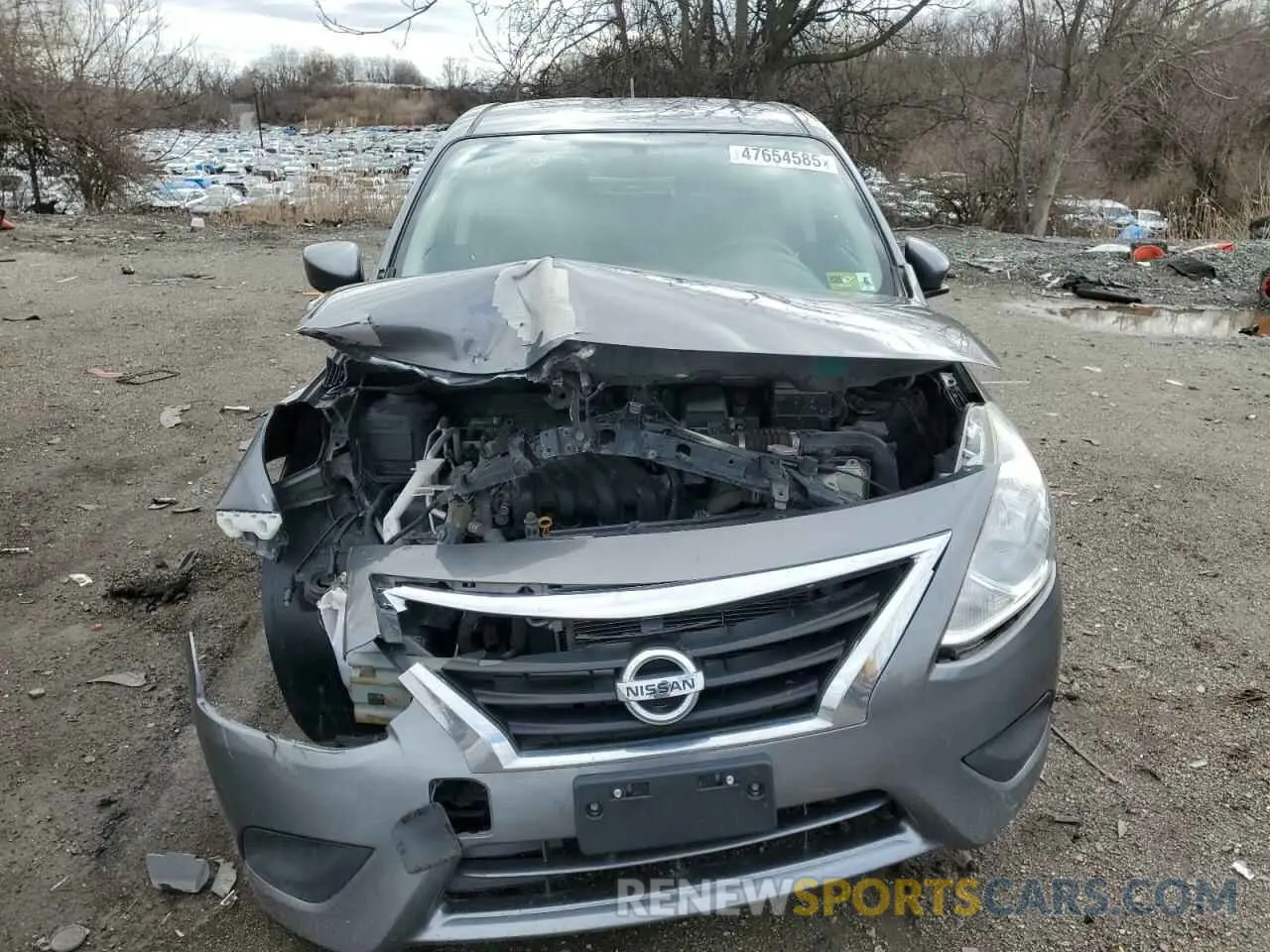 5 Photograph of a damaged car 3N1CN7AP1KL809745 NISSAN VERSA 2019