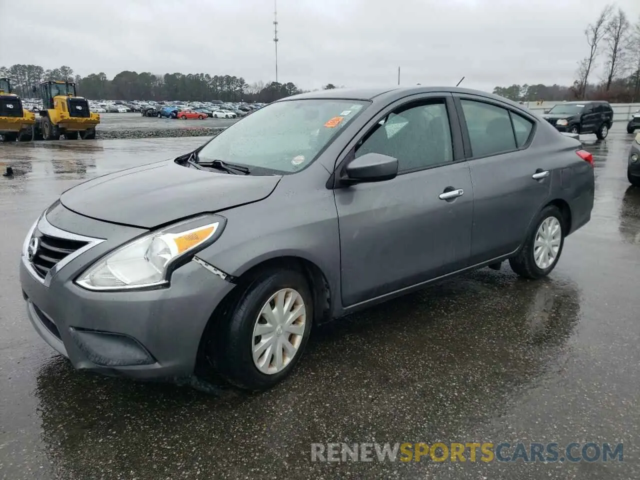 1 Photograph of a damaged car 3N1CN7AP1KL815352 NISSAN VERSA 2019