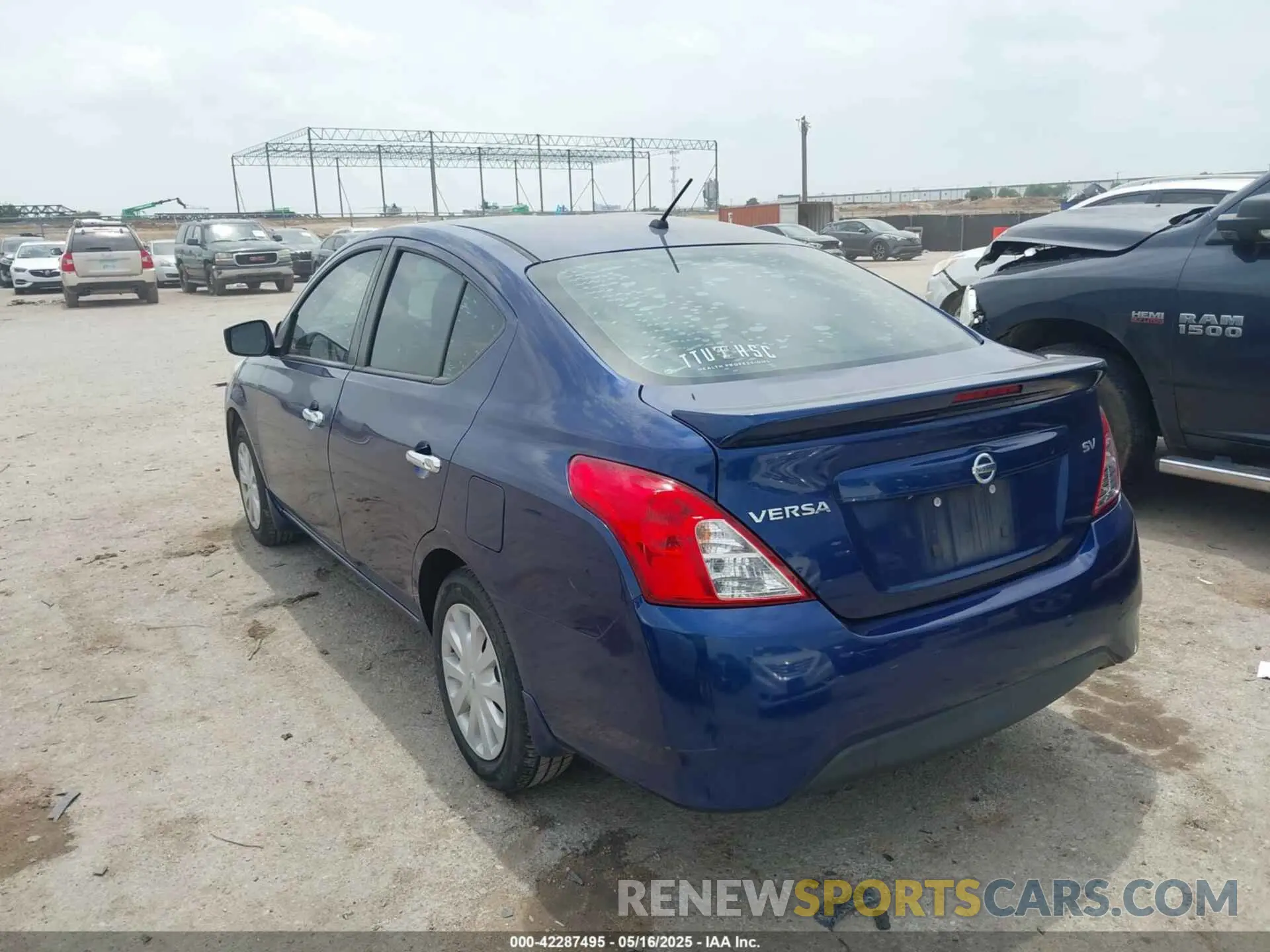 3 Photograph of a damaged car 3N1CN7AP1KL817960 NISSAN VERSA 2019