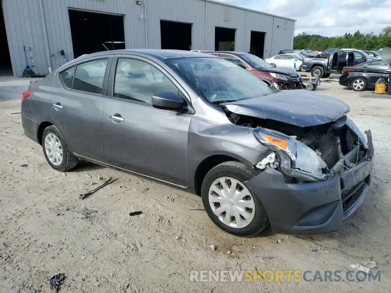 4 Photograph of a damaged car 3N1CN7AP1KL819742 NISSAN VERSA 2019