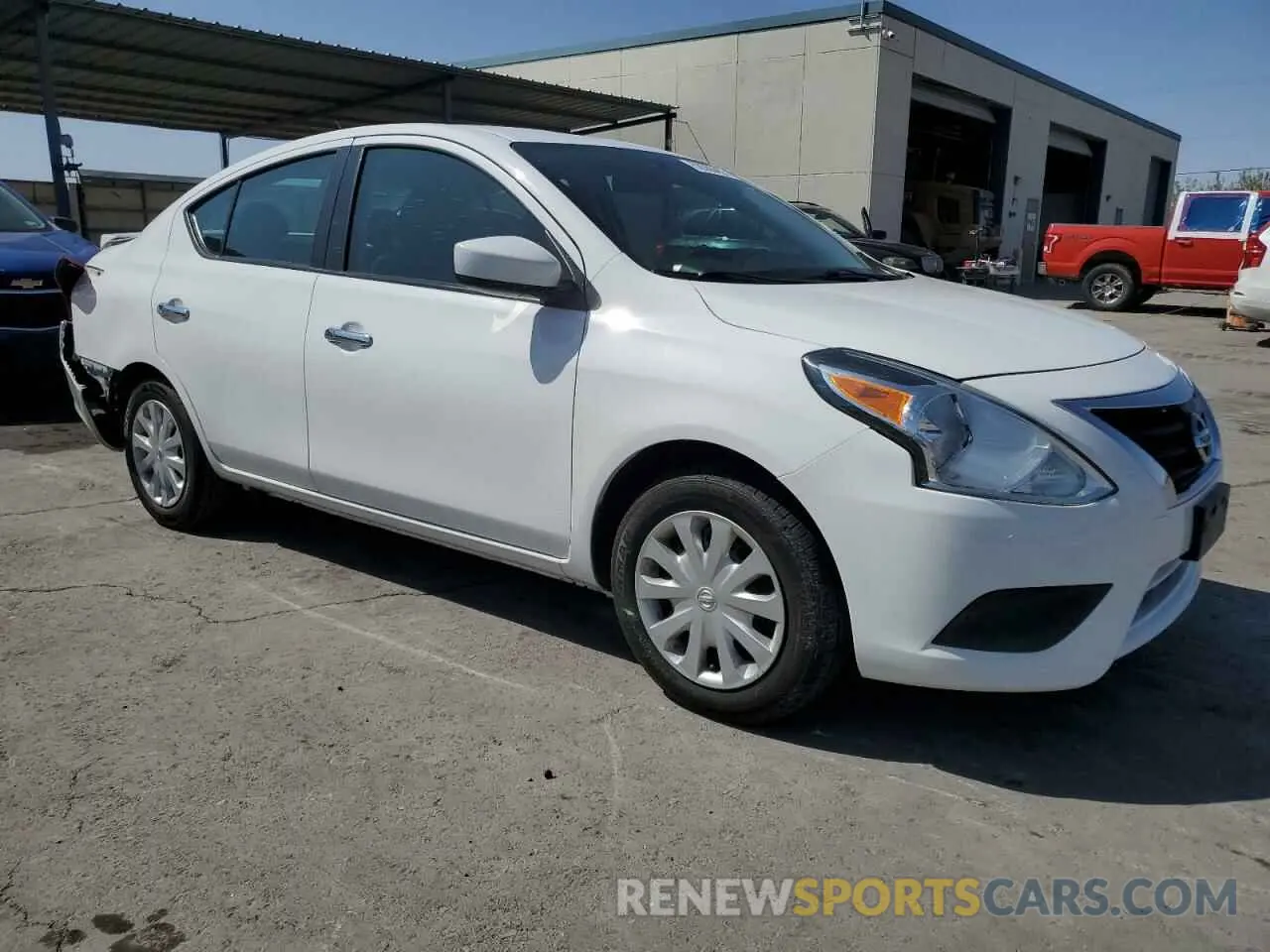 4 Photograph of a damaged car 3N1CN7AP1KL843426 NISSAN VERSA 2019