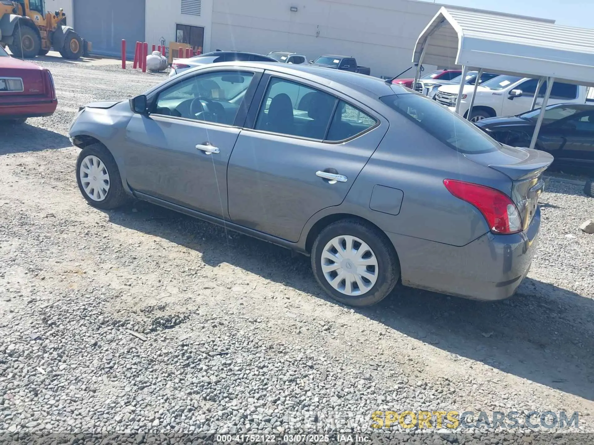 3 Photograph of a damaged car 3N1CN7AP1KL863482 NISSAN VERSA 2019