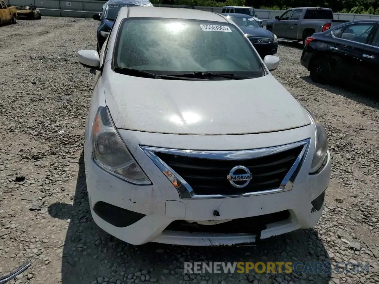 5 Фотография поврежденного автомобиля 3N1CN7AP2KL813822 NISSAN VERSA 2019