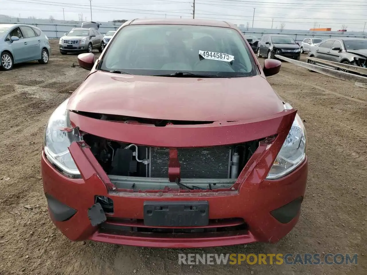 5 Photograph of a damaged car 3N1CN7AP2KL837862 NISSAN VERSA 2019