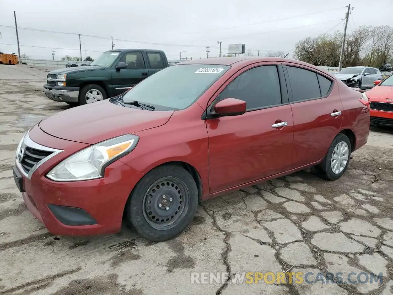 1 Фотография поврежденного автомобиля 3N1CN7AP2KL870943 NISSAN VERSA 2019
