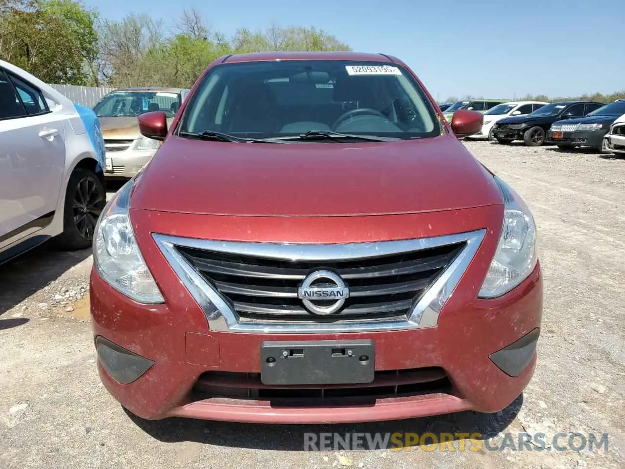 5 Фотография поврежденного автомобиля 3N1CN7AP2KL870943 NISSAN VERSA 2019