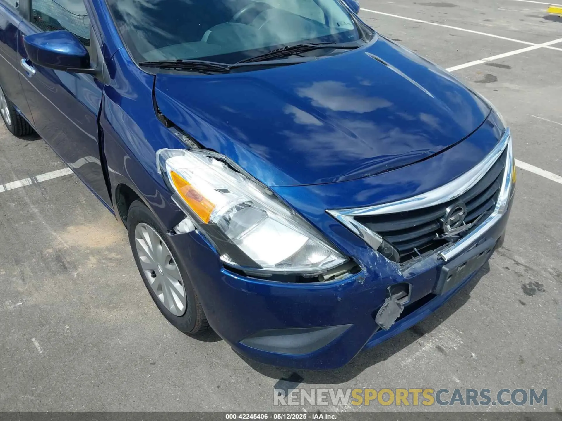 6 Фотография поврежденного автомобиля 3N1CN7AP2KL873602 NISSAN VERSA 2019