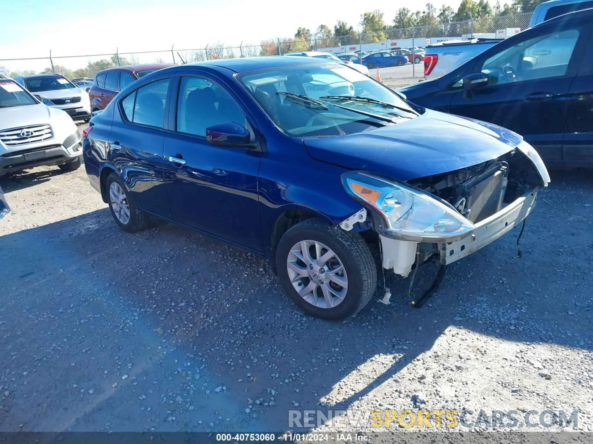 1 Photograph of a damaged car 3N1CN7AP3KL835375 NISSAN VERSA 2019