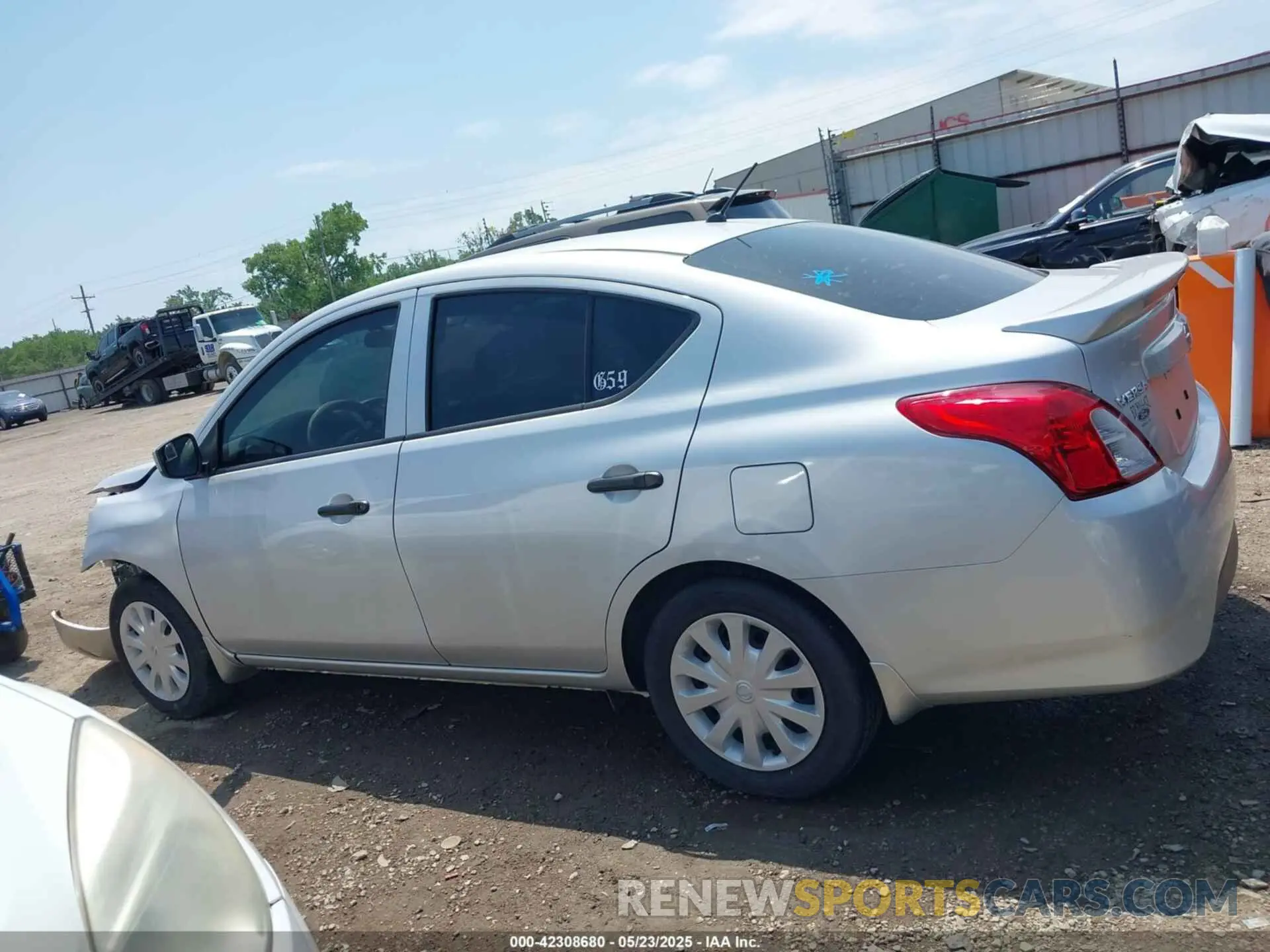 14 Photograph of a damaged car 3N1CN7AP3KL846523 NISSAN VERSA 2019