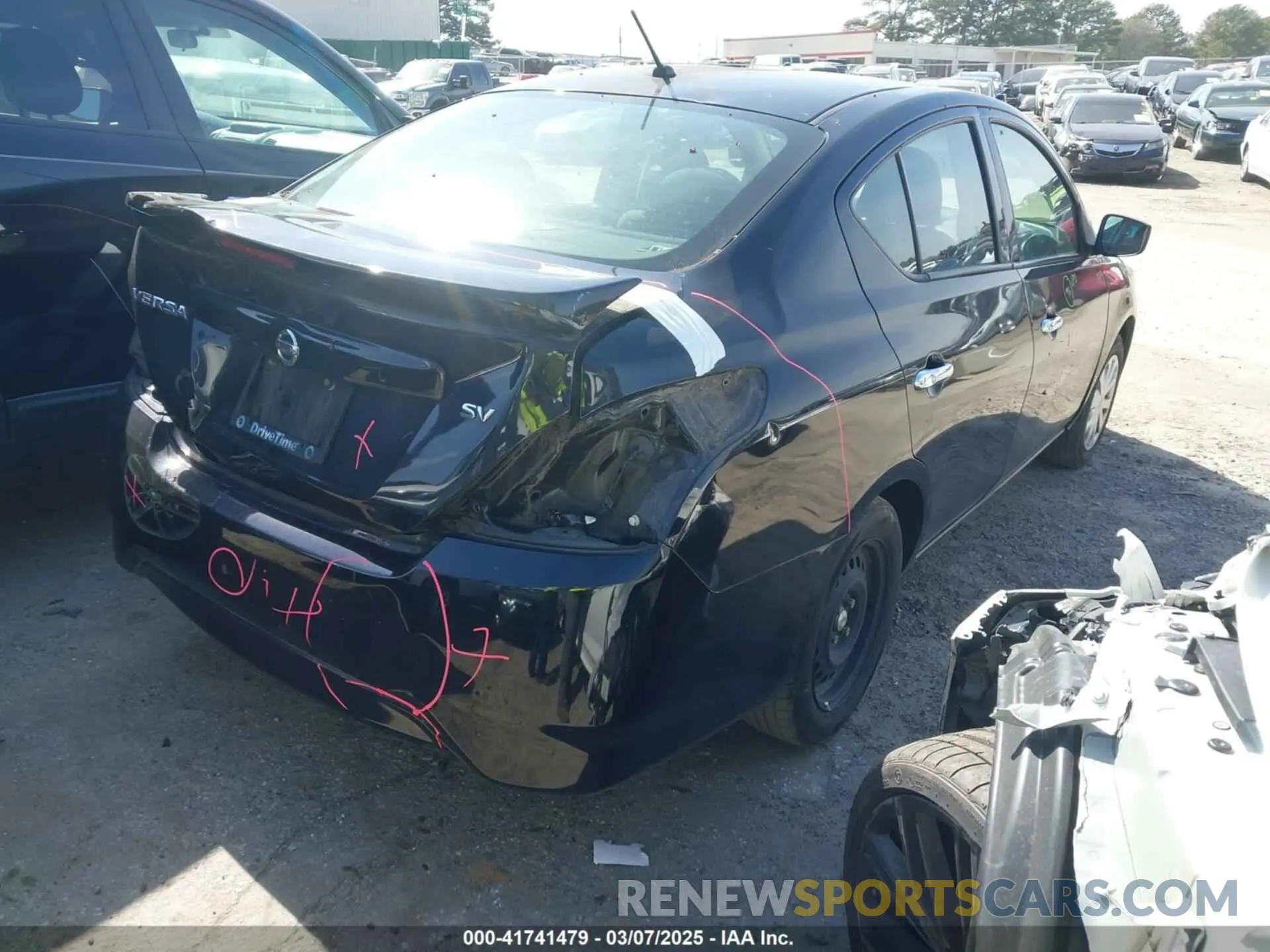 4 Photograph of a damaged car 3N1CN7AP3KL878470 NISSAN VERSA 2019