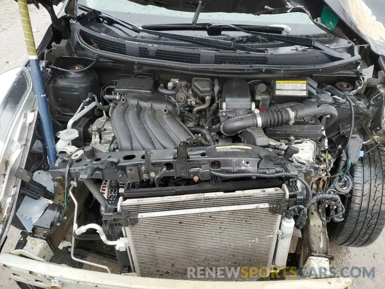 12 Фотография поврежденного автомобиля 3N1CN7AP4KL800540 NISSAN VERSA 2019