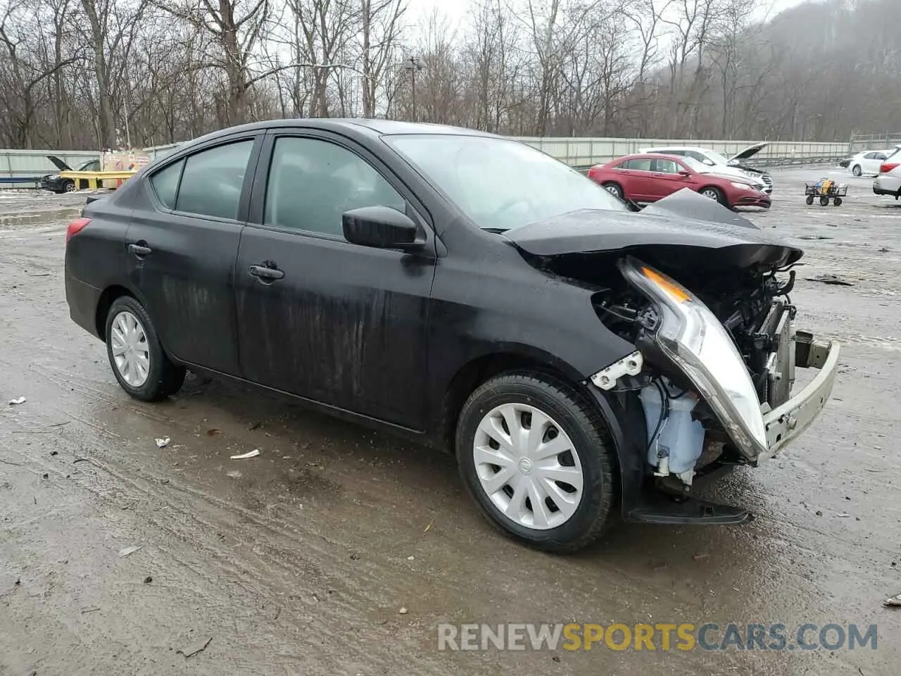 4 Фотография поврежденного автомобиля 3N1CN7AP4KL800540 NISSAN VERSA 2019