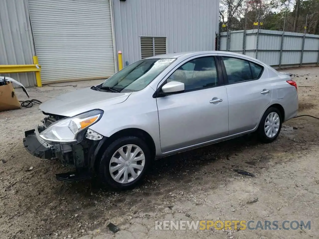 1 Photograph of a damaged car 3N1CN7AP4KL816446 NISSAN VERSA 2019