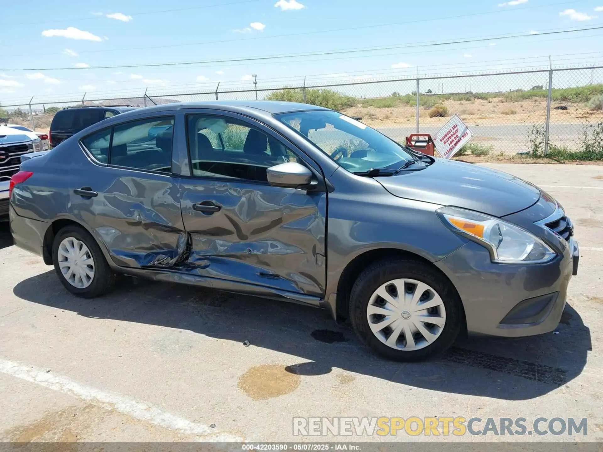 13 Photograph of a damaged car 3N1CN7AP4KL817841 NISSAN VERSA 2019