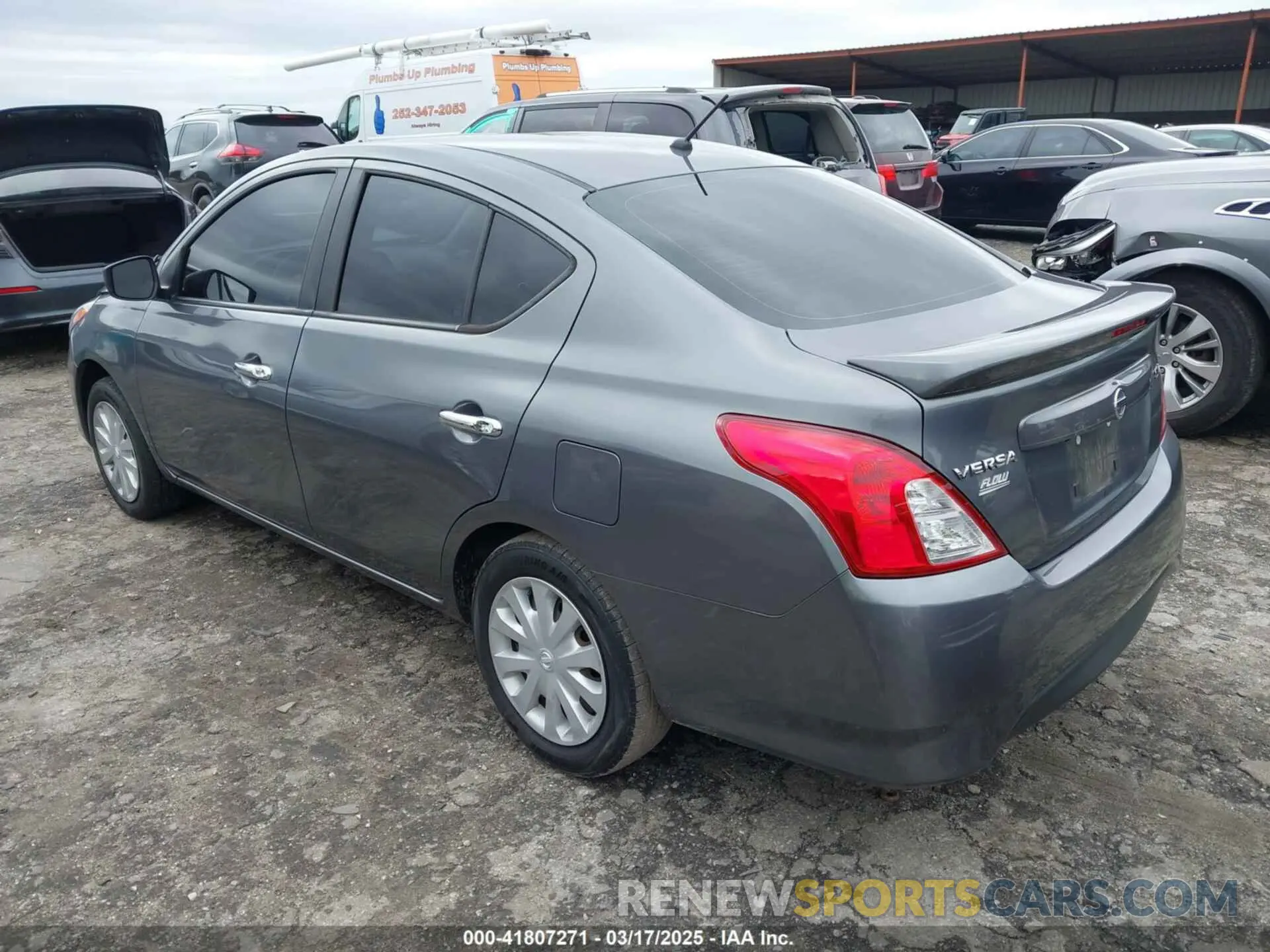 3 Photograph of a damaged car 3N1CN7AP4KL831867 NISSAN VERSA 2019