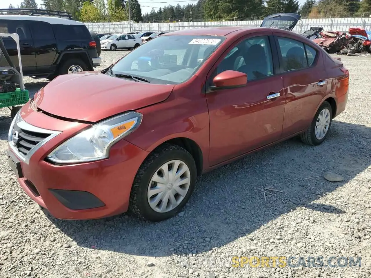 1 Фотография поврежденного автомобиля 3N1CN7AP4KL836700 NISSAN VERSA 2019