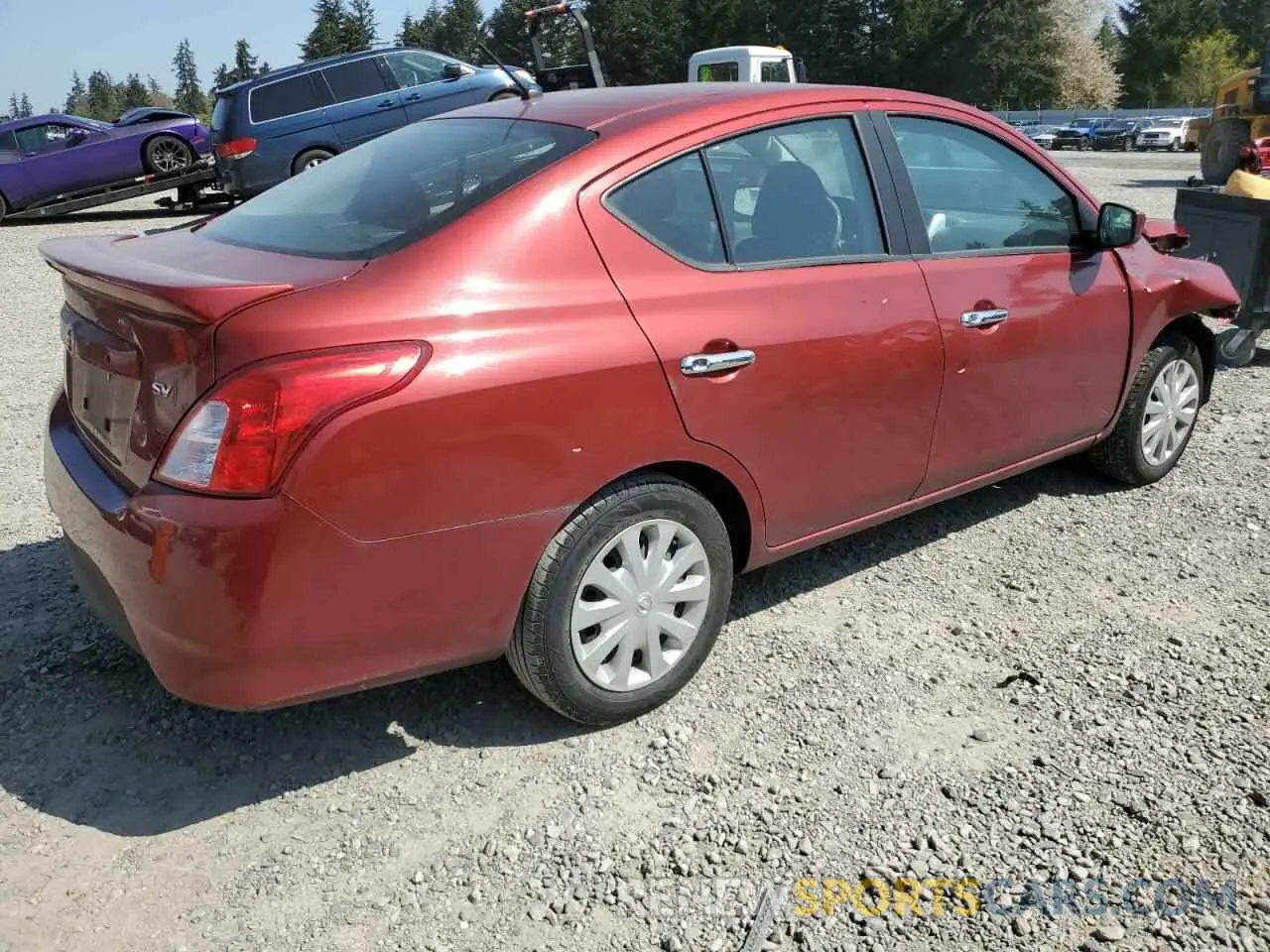 3 Фотография поврежденного автомобиля 3N1CN7AP4KL836700 NISSAN VERSA 2019