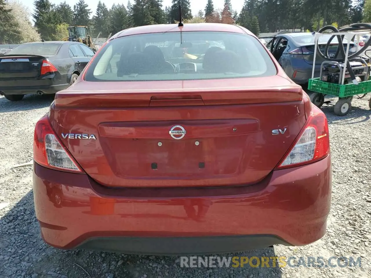 6 Фотография поврежденного автомобиля 3N1CN7AP4KL836700 NISSAN VERSA 2019